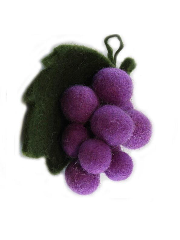 виноград игрушка в технике фелтинга
